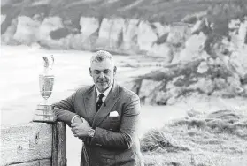  ?? Peter Morrison / Associated Press Darren Clarke’s 2015 British Open title was part of the groundswel­l of support that led to Royal Portrush getting the British Open for the first time since 1951. ??