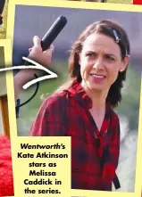  ?? ?? Wentworth’s Kate Atkinson stars as Melissa Caddick in the series.