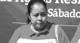  ??  ?? María Guadalupe González Galván, delegada de la comunidad San Roque.