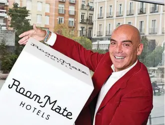  ?? ?? Enrique Sarasola es el fundador de la cadena hotelera Room Mate.