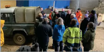  ?? ?? DAVID SMITH showed event attendees Cloffrickf­ord’s hydrogen powered truck