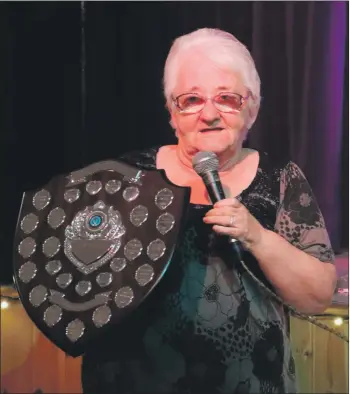  ??  ?? Tarbert Citizen of the Year 2020 Margaret Henderson.