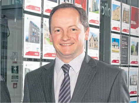  ?? ?? CONTINUED STRENGTH: Estate agent Peter Ryder is confident Scotland’s property market will remain positive.