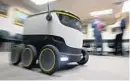  ?? STEVE HELBER/AP ?? The robot, which looks like a cooler on six wheels, has been tested in some 70 cities.