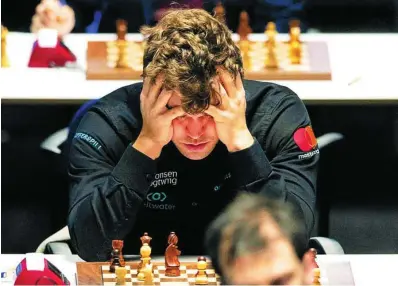  ?? EFE ?? Magnus Carlsen se niega a competir con Niemann