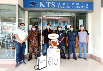 Kts Trading Donates Equipment To Bomba For Disinfection Works Pressreader