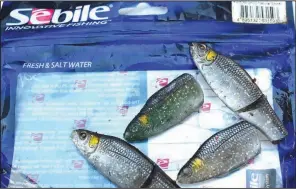  ?? Arkansas Democrat-Gazette/BRYAN HENDRICKS ?? Largemouth bass destroyed the author’s entire supply of Sebile Magic Swimmer soft jerkbaits Thursday in southeast Arkansas.