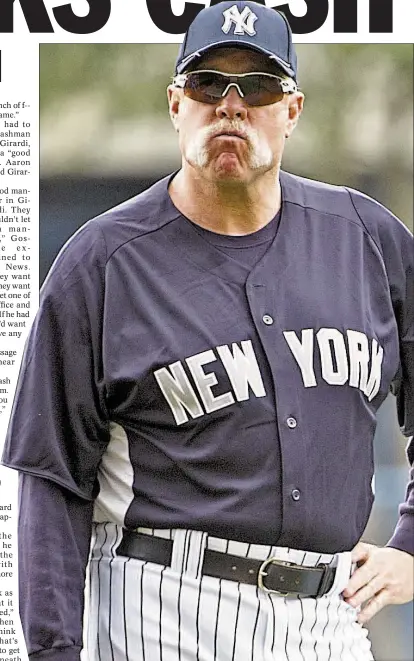  ??  ?? Ex-Yankee Goose Gossage rips into Brian Cashman on Monday as Hall of Famer goes on expletivef­ueled rant about Bombers’ longtime GM being on a power trip and how he wouldn’t have lasted under George Steinbrenn­er.