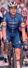  ??  ?? Rinato Fabio Jakobsen, 24, con la Deceuninck-Quick Step fino al 2023