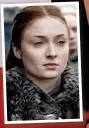  ??  ?? Warning: Sophie Turner and, inset, on the show