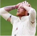  ??  ?? England all-rounder Ben Stokes