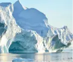  ?? ?? An iceberg near Ilulissat, Greenland