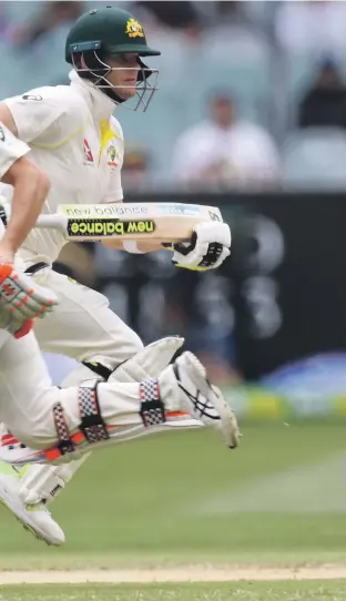  ?? AFP ?? David Warner, left, and Steve Smith may have just run themselves out of ever leading Australia again