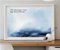  ??  ?? ‘The Mountain’, from $99, Kata Official.