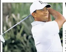  ?? Getty Images ?? TIGER CAUSE: Tiger Woods is tr ying to get in as many competitiv­e rounds as possible before the Masters in April.