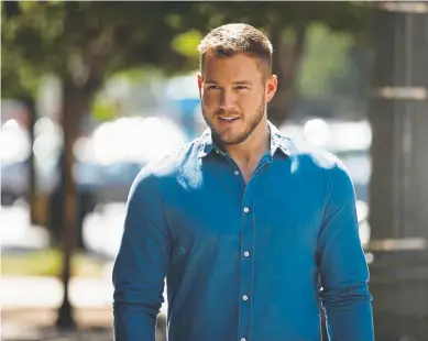  ?? Rick Rowell, ABC ?? Colton Underwood, who lives in Colorado, walks to meet his ladies on a previous episode of “The Bachelor” on ABC. In next week’s episode, he brings seven women to his home state.