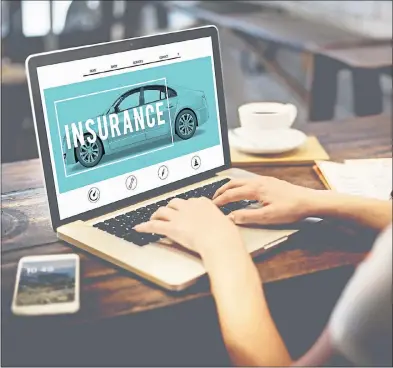  ??  ?? CHECK IT OUT: Drivers should use price comparison websites to help get the best deal before renewing car insurance. Picture: Shuttersto­ck
