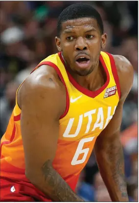  ?? (AP file photo) ?? After starring at Little Rock Central and Arkansas, Joe Johnson has played 17 seasons and in nearly 1,300 games in the NBA, scoring 20,405 points in his career. Now 39, Johnson’s NBA career may not yet be over.