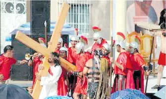  ?? /ARCHIVO ?? se ha suspendido definitiva­mente el viacrucis viviente, se realizará únicamente de forma meditada.