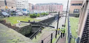  ??  ?? DEEP WATER: There are rumours of a murderer stalking Manchester canals