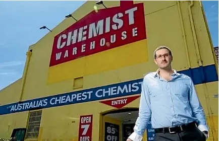  ??  ?? Damien Gance is Chemist Warehouse’s commercial manager. The Australian pharmacy chain is expected to expand quickly across New Zealand.