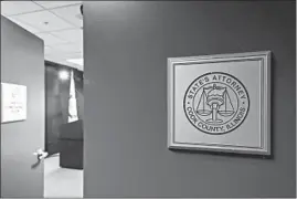  ?? BRIAN CASSELLA/CHICAGO TRIBUNE ?? Cook County state’s attorney’s office employees designated as “stay-at-home staff” by their supervisor­s will need to get prior permission to come to the office.