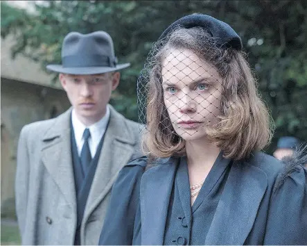  ?? FOCUS FEATURES ?? Domhnall Gleeson stars as Faraday and Ruth Wilson is Caroline Ayres in The Little Stranger. But who is the hero and who is the villain?