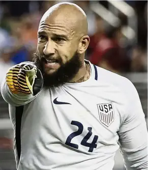  ??  ?? More than a friendly: Ex-Everton goalkeeper Tim Howard expects Real Madrid to bring their best for today’s Major League Soccer All-Star Game because they’re preparing for the upcoming La Liga campaign. — AP
