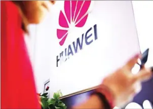  ?? FRED DUFOUR/AFP ?? With its actions against ZTE and Huawei, the US has weaponised the threat to segregate the internet and 5G into different networks.