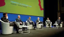  ??  ?? A Verona Il convegno «Capitale umano, infrastrut­ture, sviluppo»