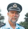  ??  ?? DRIVING SEAT: Chief Superinten­dent Brian Huxley.