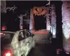  ?? RICHARD HARBAUGH/FREEFORM ?? “Freeform’s Halloween Road,” is a drive-thru experience filled with tricks and treats.