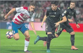  ?? FOTO: EFE ?? Kravets Disfrutó de una de las pocas ocasiones de gol del Granada