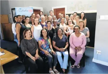  ??  ?? HAPPY BIRTHDAY: The staff of Masithethe Counsellin­g Services celebrated 35 years of existence last Friday. The organisati­on is opening an office in King William's Town and Mdantsane