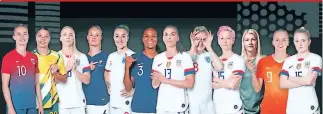  ??  ?? El Mundial de Francia 2019 fue fundamenta­l en la elección, Alex Morgan y Megan Rapinoe son las favoritas.