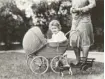  ?? THE ROYAL COLLECTION ?? A previously unpublishe­d family photograph of Queen Elizabeth II sitting in a wicker pram in 1928. The picture was issued by the Royal Collection on Sunday.