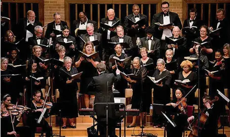  ?? Photo by Bryan Jefferies ?? n The upcoming Texarkana Regional Chorale season features yet another trip to Carnegie Hall for the local choir.