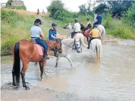  ?? Foto: cedida ?? Paseo a caballo en las actividade­s del año pasado.