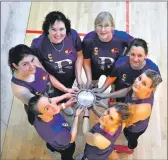  ??  ?? Right: Oban Ladies’ Squash Team enjoyed a convincing win over Dunblane on Saturday.