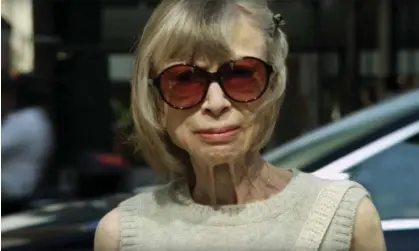  ?? ?? Joan Didion, pictured in shades in the Netflix documentar­y Joan Didion: The Center Will Not Hold. A pair of Didion’s sunglasses made by Celine sold for $27,000 at an auction of her estate in New York. Photograph: Everett Collection Inc/Alamy