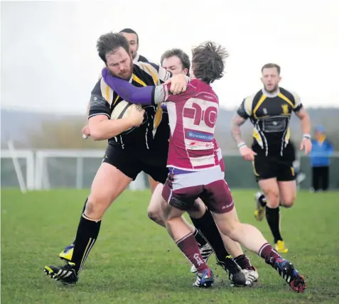  ??  ?? WELCOME WIN: Pete Wilshaw played a big part in Longton’s victory over Stourbridg­e Lions to lift them off the foot of the table.