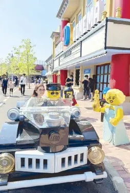  ?? ?? Yes, I am an adult, but I was thrilled to ride this Lego car in Legoland Korea.
