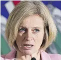  ??  ?? Premier Rachel Notley