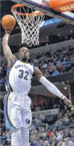  ??  ?? Former Thunder forward Jeff Green was traded from Memphis to the Los Angeles Clippers on Thursday.