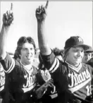  ??  ?? Shaler High School won the PIAA Class 3A baseball championsh­ip in 1980, winning five games over five days at a double-eliminatio­n tournament in Shippensbu­rg.