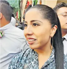  ?? /EL SOL DE TLAXCALA ?? María Félix Pluma se comprometi­ó a atender el rezago que existe