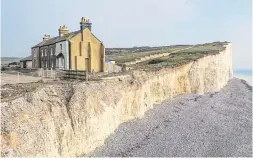  ?? ?? Coastal erosion is big problem across the UK (photo: Adobe)