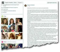  ?? Minacce ?? Con un lungo post su Facebook Colmellere ha spiegato come il social network abbia cancellato la sua immagine con la pistola e rivendica la necessità di una nuova legge sulla legittima difesa