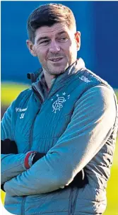  ??  ?? Rangers manager Steven Gerrard