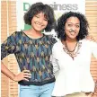  ?? CONTRIBUTE­D PHOTOS ?? President of JAFTA Gabrielle Blackwood (left) and Film Commission­er Renee Robinson.